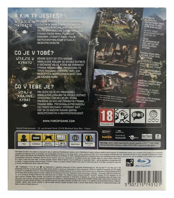 Far Cry 4 PS3 PL
