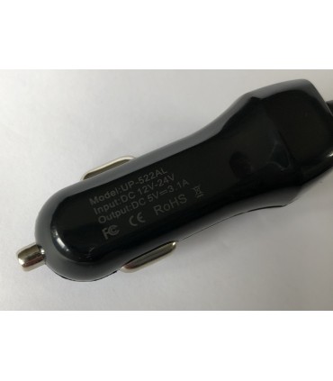 Szybka Ładowarka samochodowa 3A USB + micro USB 