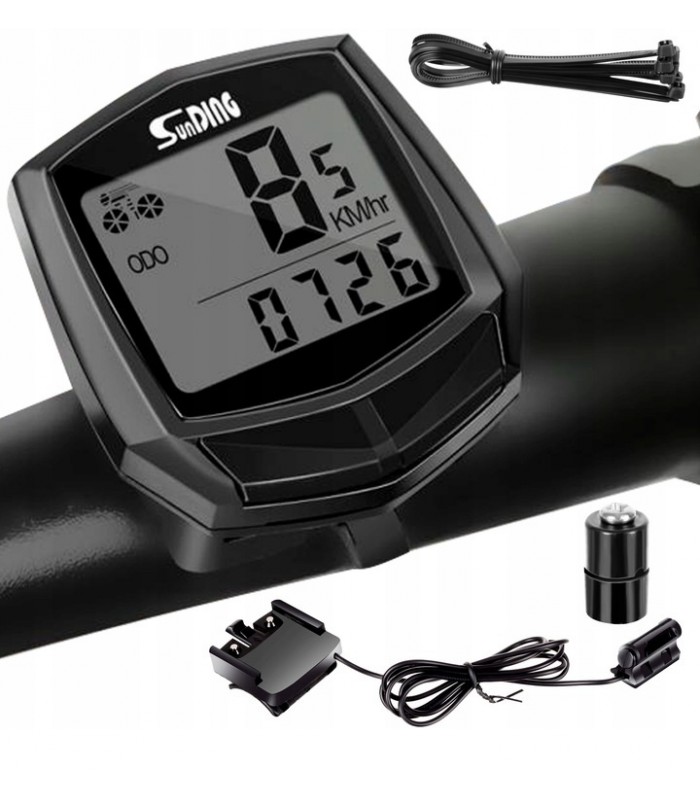 Licznik rowerowy z LCD wodoodporny prędkościomierz LR18664