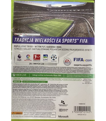 FIFA 19 PL XBOX 360