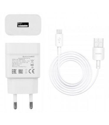 Ładowarka Fast 2A HW-059200EHQ + Kabel MicroUsb 1m