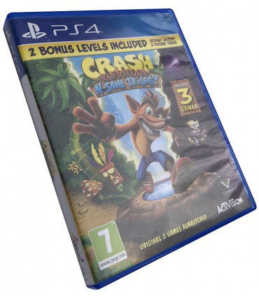 Crash Bandicoot N.Sane Trilogy PS4 okładka EU PL US