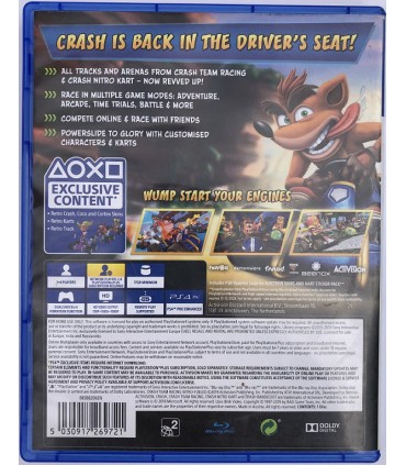 CTR Crash Team Racing Nitro Fueled PS4