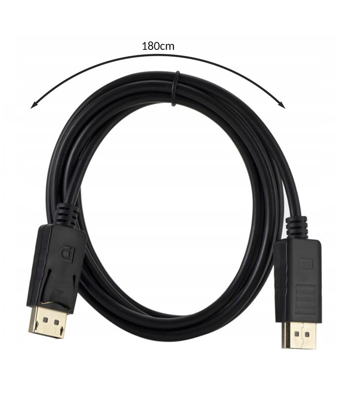 Kabel DisplayPort DP na HDMI 4K 1.8m