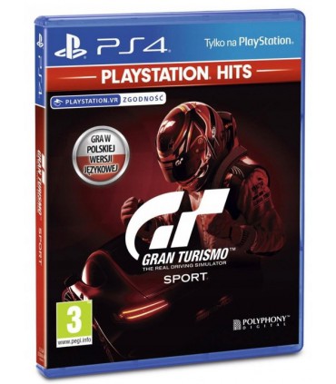 Gran Turismo Sport PL VR PS4 gra Nowa