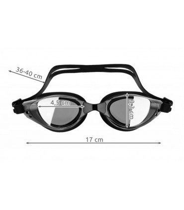 Okulary pływackie Okularki na basen Zatyczki Etui