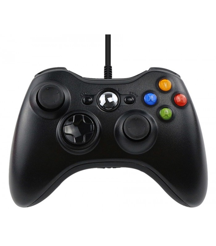 Pad PC XBOX 360 przewodowy kontroler USB czarny