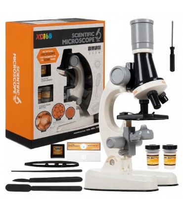 Mikroskop edukacyjny dziecięcy LED Cyfrowy 1200x