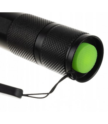 Latarka 2w1 Taktyczna CREE Led Zoom UV