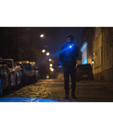 Latarka 2w1 Taktyczna CREE Led Zoom UV