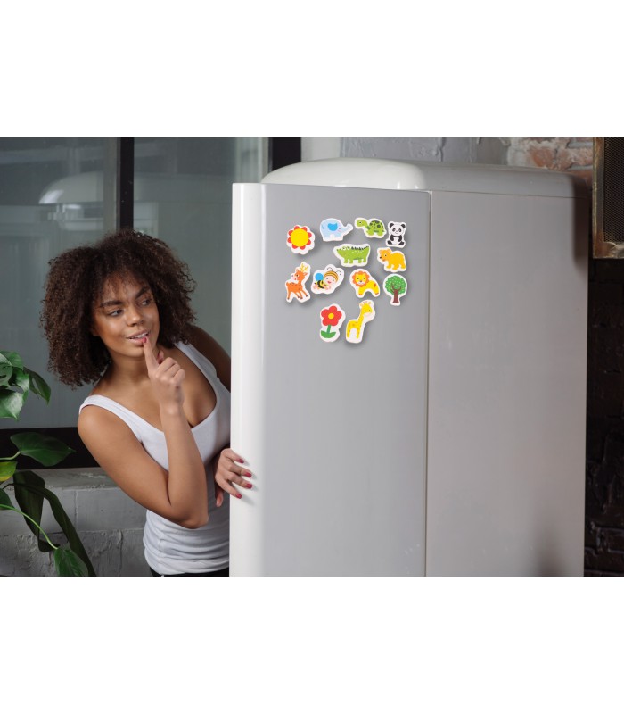 Magnesy na Lodówkę dla Dzieci 12 sztuk