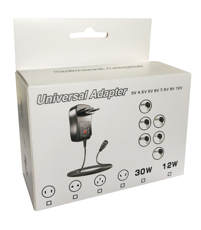 Zasilacz uniwersalny 30W 3V do 12V DC 1.2A