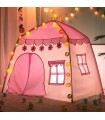 Namiot dla dzieci DOMEK do domu ogrodu Lampki LED