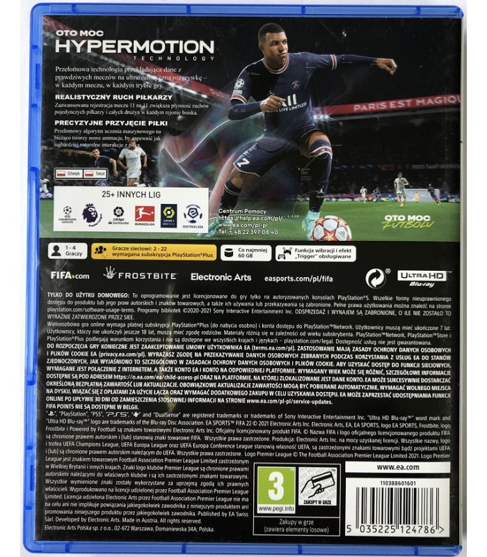 FIFA 22 PS5 PL