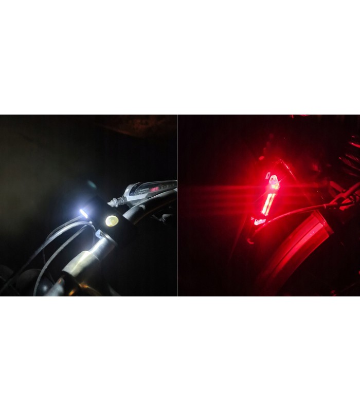 Lampka rowerowa LED Oświetlenie rower Przód Tył 