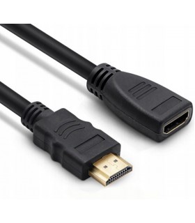Kabel przedłużacz wtyk HDMI gniazdo HDMI 4K 0,5m