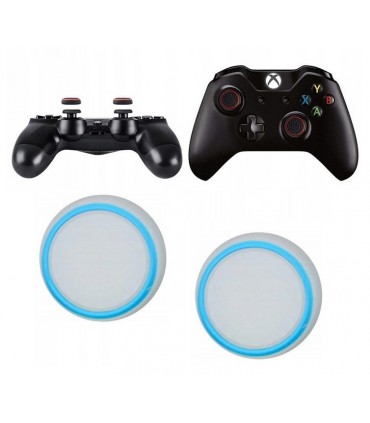 2 szt Nakładki analogi pady Playstation Xbox Białe