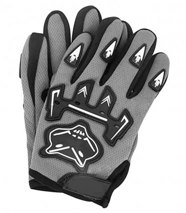 Rękawice Motor Cross Quad Skuter Letnie Szare
