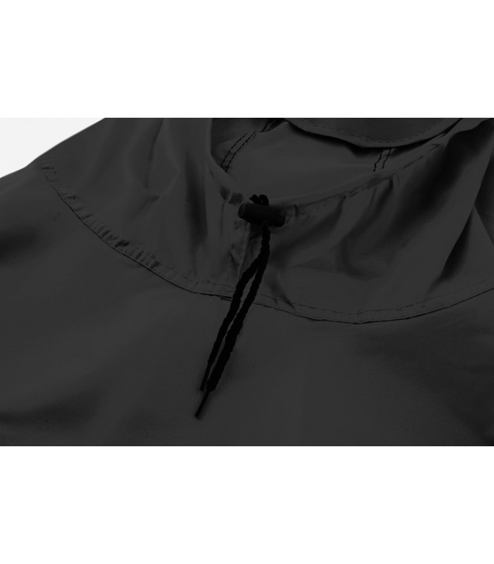 Peleryna Płaszcz przeciwdeszczowy Ponczo Czarne