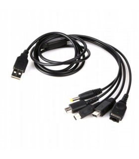 Kabel USB Ładowarka 5w1 do PSP Nintendo