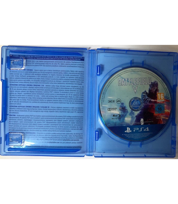 Battlefield V 5 PS4 PL