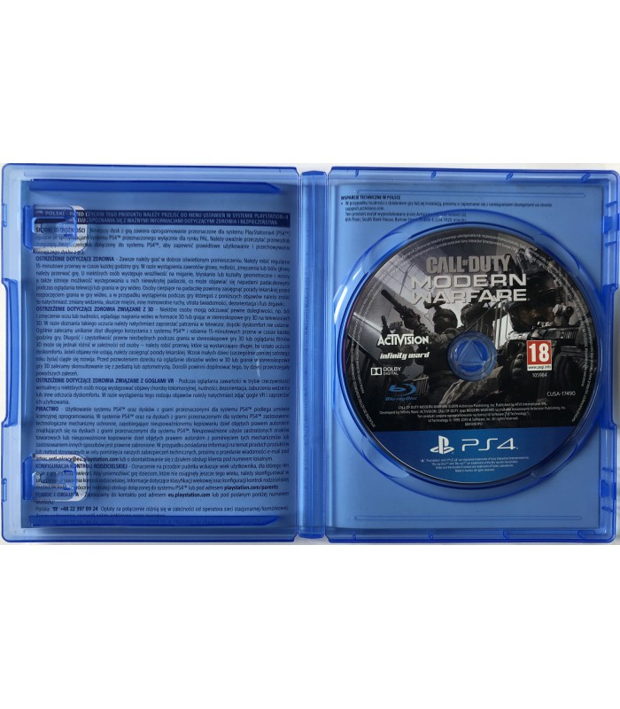 Call of Duty Modern Warfare PS4 PL