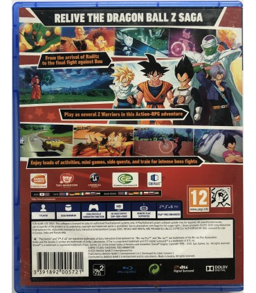Dragon Ball Z Kakarot PS4