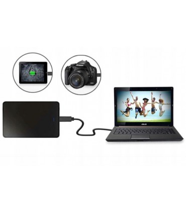 Kabel mini USB czarny 1m Kamera Pad PS3 Move