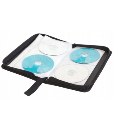 Etui pokrowiec na 80 płyt CD DVD Blu-Ray Gry Brąz