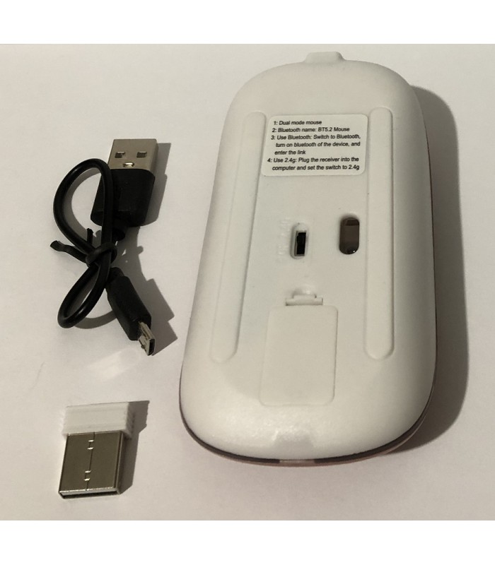 Bezprzewodowa Mysz bez baterii Piękna Rose Gold