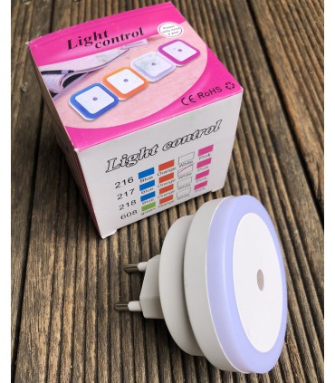 Lampka nocna 220V Led Czujnik zmierzchu