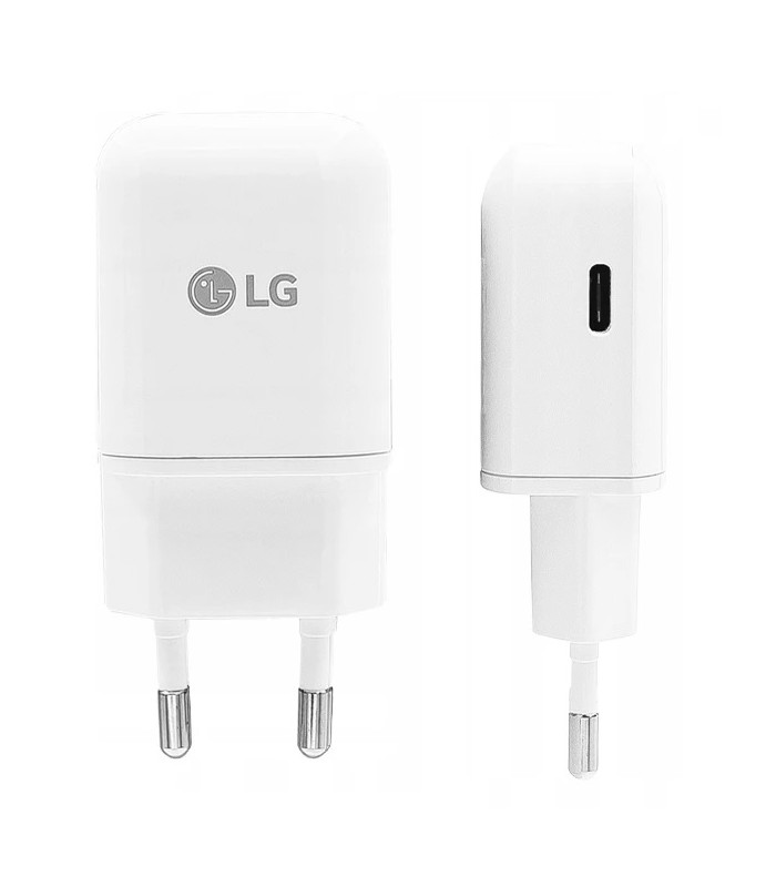 Oryginalna Ładowarka sieciowa LG 3A Typ C biała