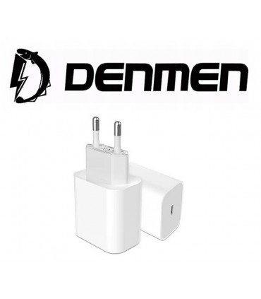 Szybka Ładowarka sieciowa DENMEN FAST 20W 3,6A Typ C
