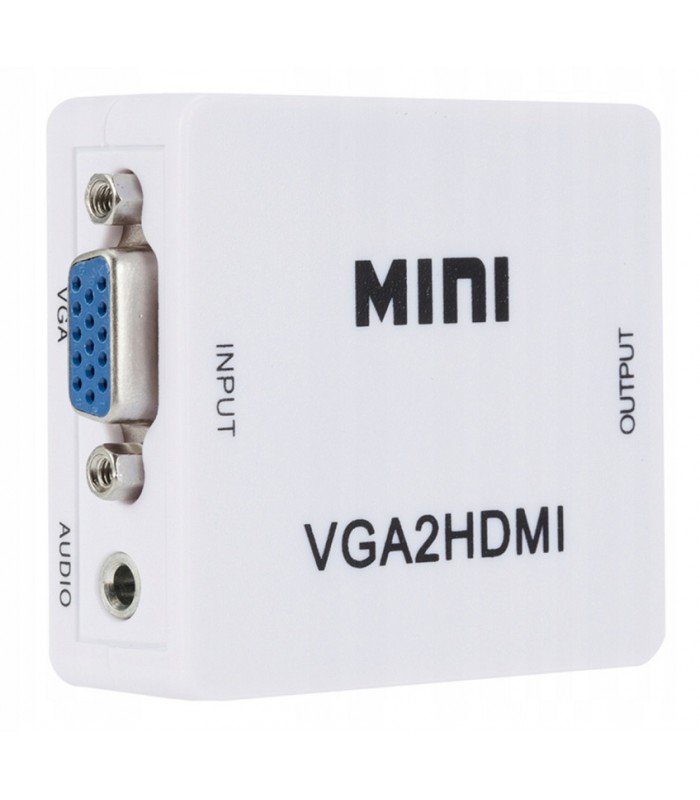 Konwerter obrazu z VGA do HDMI Audio FULL HD