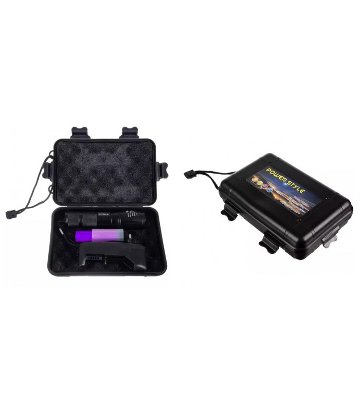 Latarka 2w1 Taktyczna CREE Led Zoom UV