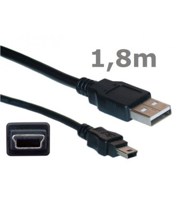 Kabel MiniUSB mini USB Pad PS3 1,8m Lanberg