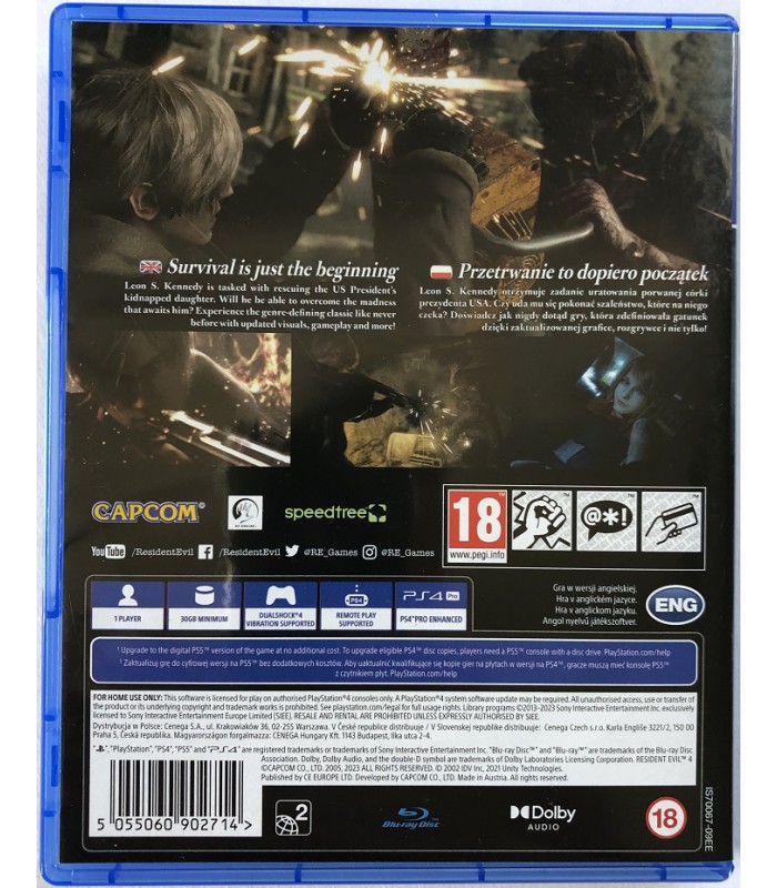 Resident Evil 4 PS4 Remake