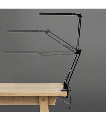 Lampa Kreślarska 2w1 biurkowa szkolna 5,6W na USB Lampka jasne światło