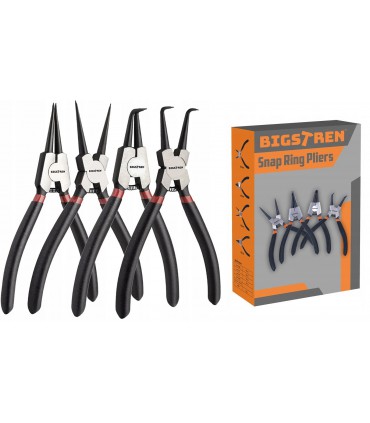 Zestaw 4 Szczypiec do Pierścieni Segera Zacisków Szczypce 4 szt.