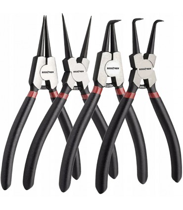 Zestaw 4 Szczypiec do Pierścieni Segera Zacisków Szczypce 4 szt.