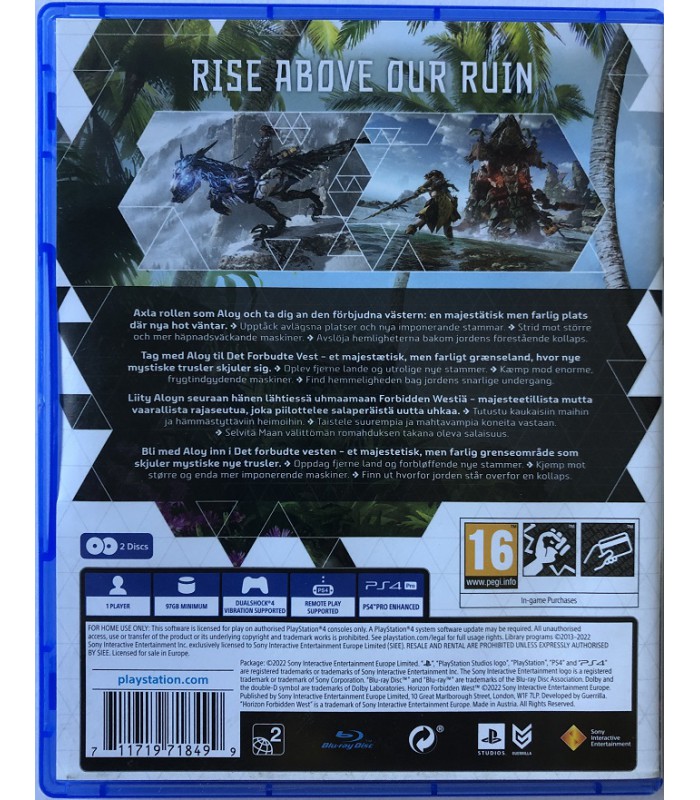 Horizon Forbidden West PS4 PL