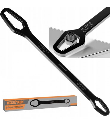 Klucz oczkowy uniwersalny płaski Torx 8-22mm