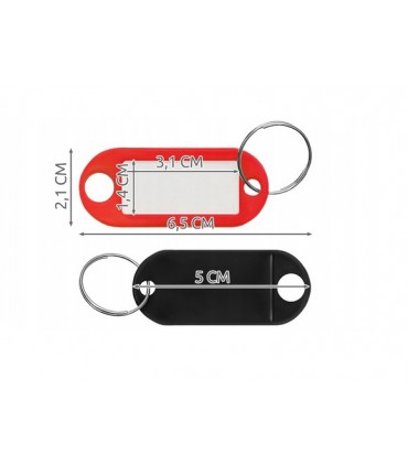 Zawieszki brelok identyfikatory do kluczy 100 szt