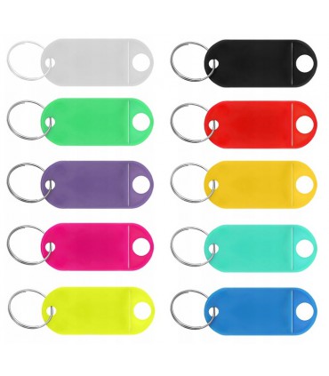 Zawieszki brelok identyfikatory do kluczy 100 szt