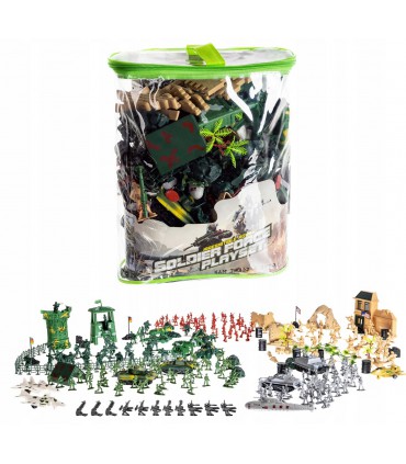 Baza Wojskowa Armia Żołnierzyki Duży Zestaw 300el.