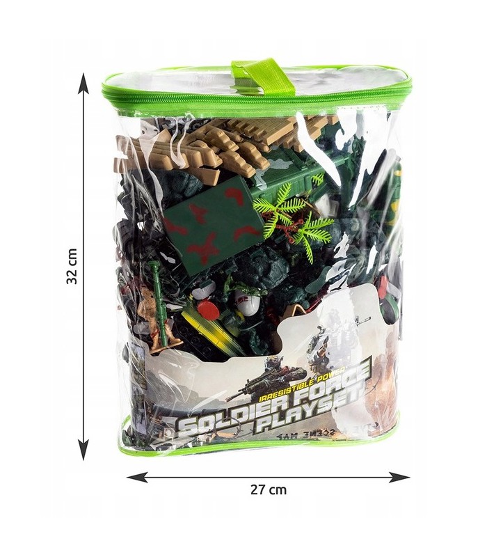 Baza Wojskowa Armia Żołnierzyki Duży Zestaw 300el.