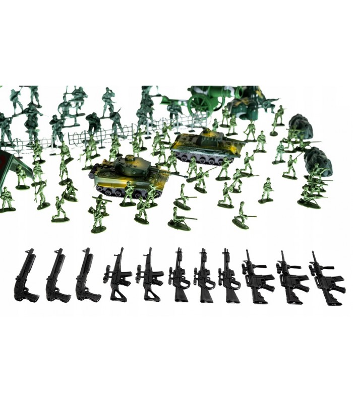 Baza Wojskowa Armia Żołnierzyki Duży Zestaw 300el.