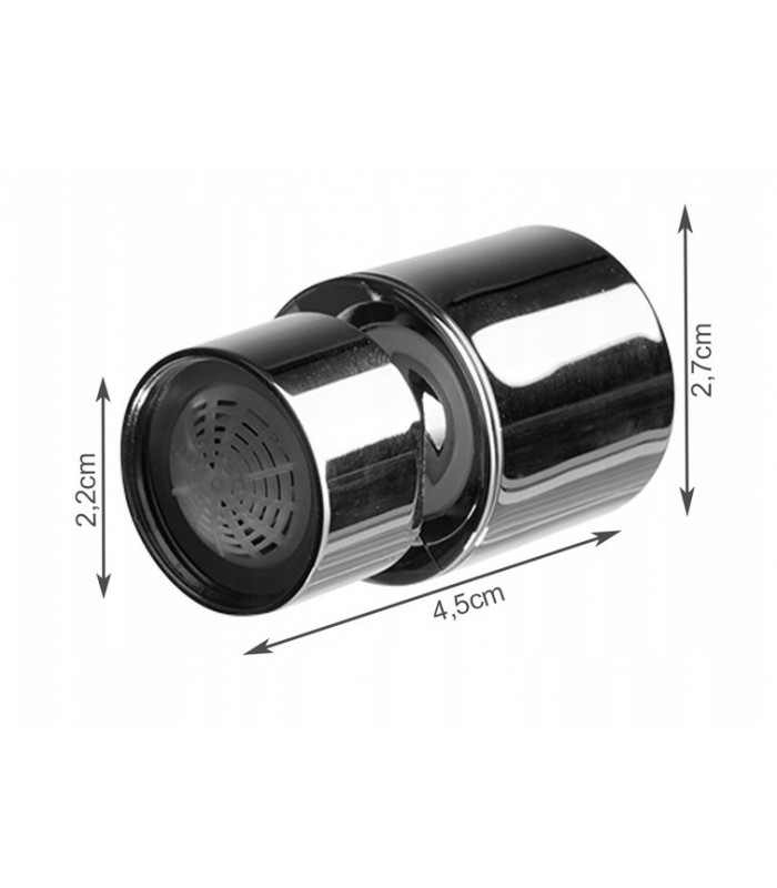 Perlator M22x1 EKO dwufunkcyjny z przegubem