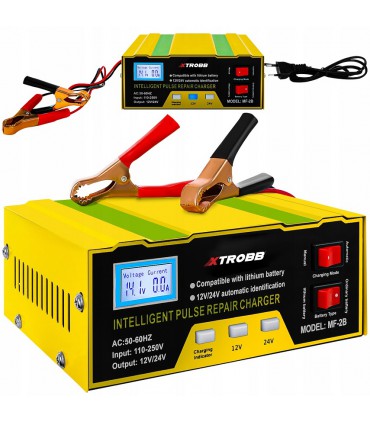 Prostownik do akumulatora 10A samochodowy 12V 24V