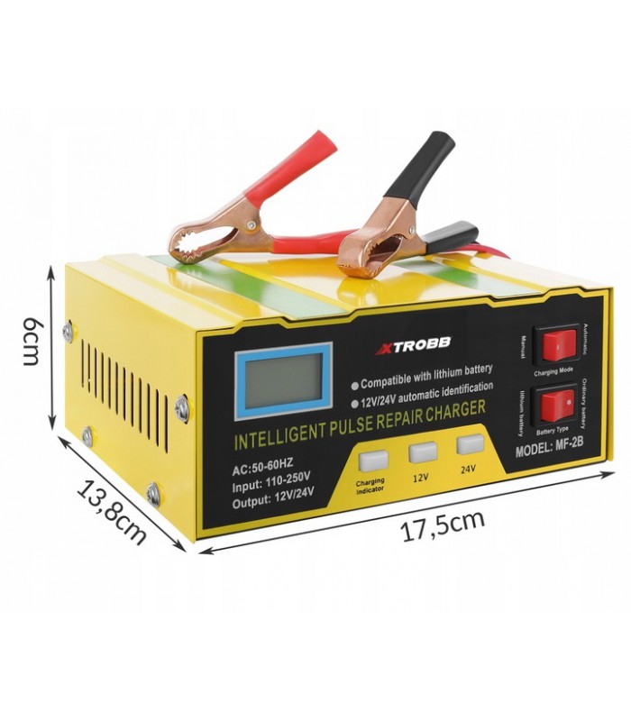 Prostownik do akumulatora 10A samochodowy 12V 24V